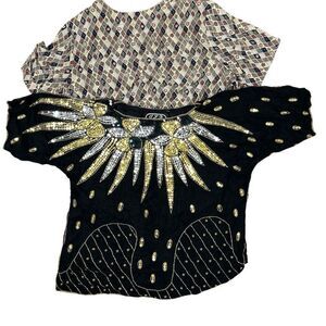 Vintage Silk Blouse Bundle Size Small/Medium